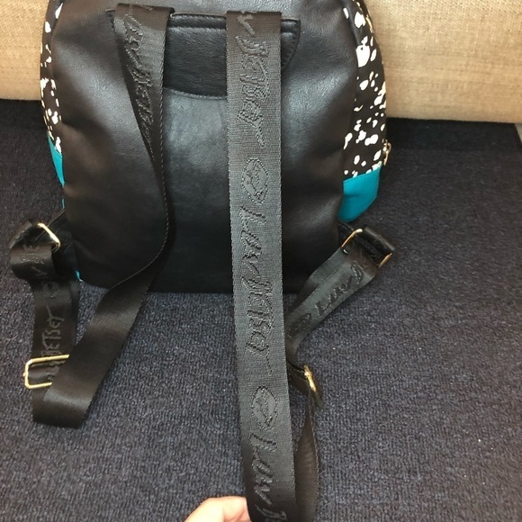 Betsey Johnson Blue & Black Mini Backpack main image 8